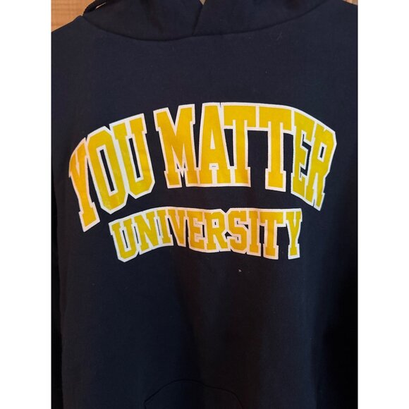 You Matter University Hoodie - Champion Unisex - Cotton Blend - Size XL - Picture 3 of 4